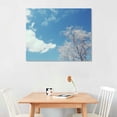 thumbnail image 2 of Nawypu  Pine Trees Silhouette Milky Way Night Sky Meteor Showers and Wall Decor Print on Canvas Modern Artwork Living Room Bedroom Painting Art Wall, 2 of 4