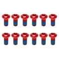 thumbnail image 3 of Bike Disc Brake Rotor , 12pcs Sturdy Bicycle Rotor Screw Flat  For Road Bicycles For Mountain Bikes Red,Green,Blue,Multicolor, 3 of 8