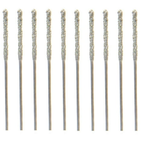 

20Pcs 0.8mm Diamond Coated Tipped Tip Twist Drill Bit for Glass Jewelry Stone Tile