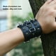 thumbnail image 3 of Pulsera de cuero PU ANGGREK Decorada Con Remaches 2 Piezas Unisex, 3 of 7