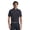 Navy Palm Tree, variant on Men's & Big Men's Performance Martini Printed Short Sleeve Polo Shirt, up to 5XL