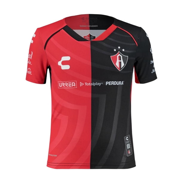 Jersey Charly Atlas Local Niño Futbol rojo S Charly