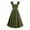 Green, variant on Gpaecead Women Steampunk Gothic Dress Halloween Cosplay Spaghetti Strap Sleeveless Flare A-Line Dress Plus Size Lace Up Shaping With Straps Long Princess Gown Masquerade Cocktail Dress Olive Green
