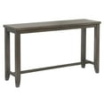 thumbnail image 7 of Sunset Trading Shades of Gray 65" Rectangular Narrow Pub Table | Small Space Counter Height Dining | Sofa Console | Seats 6, 7 of 7