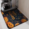 thumbnail image 2 of Happy Halloween Evil Pumpkin Bat Dish Drying Mat Kitchen Drying Mat Absorbant Collapsible 18x24 Inch Inch Dry Pad for Coffee Makers Coffee Pots, 2 of 7