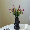 thumbnail image 5 of Qiangzon Faux Calla Lily, Artificial Flowers for Outdoors, Fake Plants UV Resistant, Faux Plastic Flowers, Indoor Outside Planter Home Porch Summer Decor, Light Purple, 5 of 6
