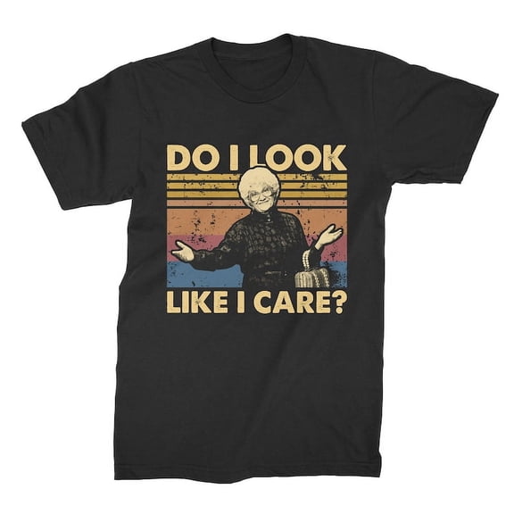 Do I Look Like I Care Vintage Retro Unisex T-Shirt, Gift for Men and Women