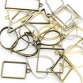 thumbnail image 3 of Abiertos Biseles Colgantes Bisel 56 Pcs Marco Hueco Geométrico en Blanco Encantadores, 3 of 9