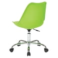 thumbnail image 4 of Pemberly Row Chaise de Bureau avec Base Pneumatique Chromée Verte, 4 of 9