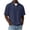 #01 Navy, variant on Yeaiivve Men Short Sleeve Henley Shirts Corduroy Slim Fit Basic Tee Classic Summer Mock Neck Button Placket Tee Shirts Green,S