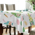 thumbnail image 3 of GZHJMY Easter Gnome Eggs Tablecloth, Rectangle Waterproof Washable Polyester Table Cover for Picnic Dinner Holiday Party Decor, 60 x 90 Inch, 3 of 7