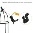 thumbnail image 3 of Unique Bargains Plastic Plant Support Cage Bird Shape Climbing Trellis Black, 3 of 5