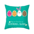 thumbnail image 1 of GUANGHONG Easter Doll Pillow Sofa Throw Cushion Cover Home Zippe Silk Pillowcase, 1 of 2