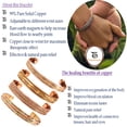 thumbnail image 4 of Sunsoul By Touchstone Indian Brass Copper Braids Sun Tortoise Motifs 4 Jewelry Bracelets For All., 4 of 14