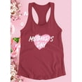 thumbnail image 3 of Mothers Day Heart Paint Racerback Tank Women -Image by Shutterstock, Female x-Small, 3 of 4