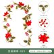 thumbnail image 3 of Guirnaldas navideñas con frutos rojos, coronas navideñas artificiales para el hogar, árbol de Navidad, escaleras, puerta, decoración de Navidad de Año Nuevo, 3 of 5