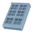 thumbnail image 3 of Gabinete de Muebles de Casa de Muñecas ANGGREK Estilo Escandinavo Azul Oscuro Madera de Abedul, 3 of 8