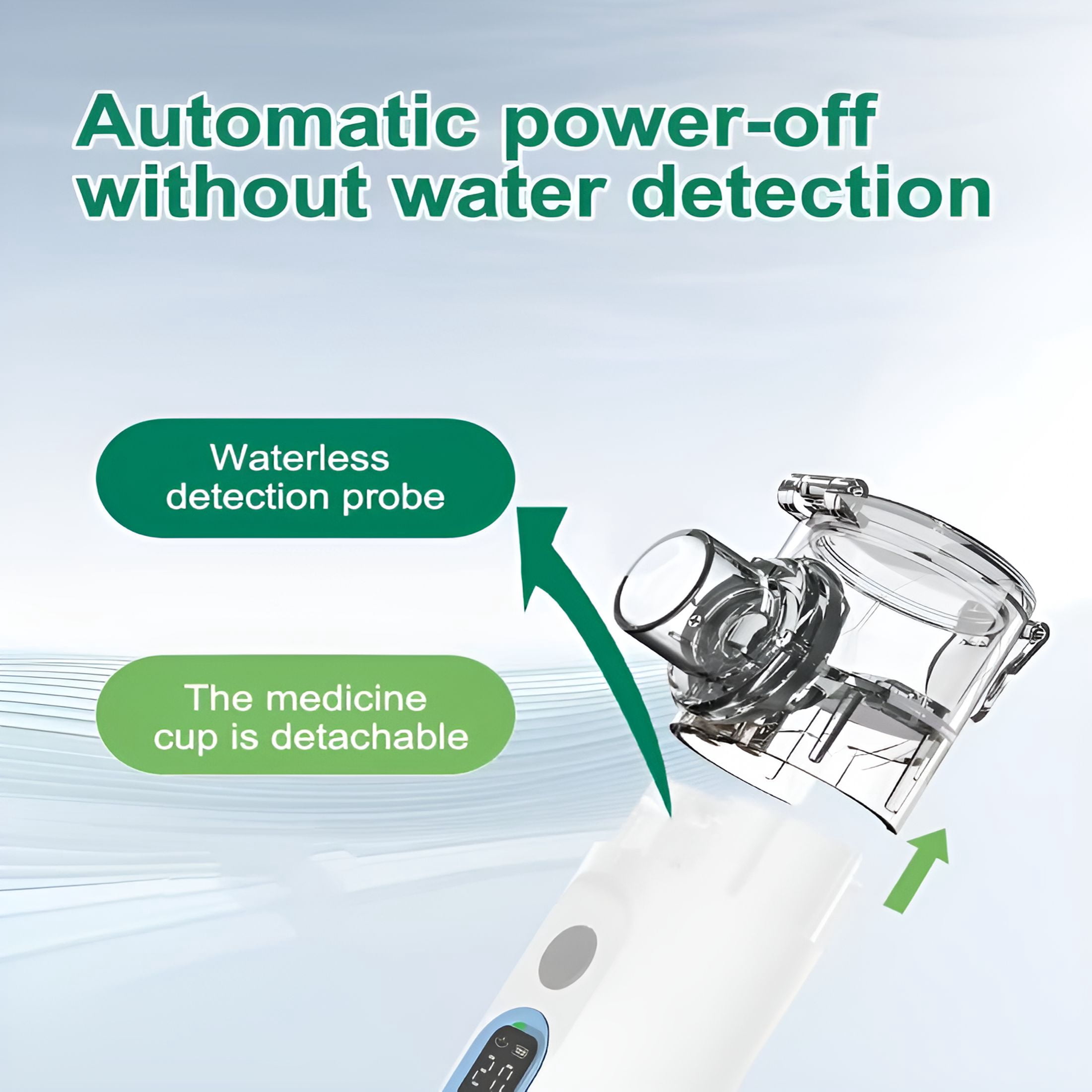 HIBIBUD Portable Humidifier Machine with LCD Display,3 Modes portable humidifiers for travel