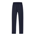 thumbnail image 4 of Men's Knit Sweatpants Lightweight Open Bottom Casual Pants Drawstring Jogger Yoga Pants with Pockets Sky Blue XXXL, 4 of 4
