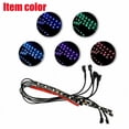thumbnail image 2 of Amerteer 6X Motorcycle led lights Wireless Remote Neon Glow 18 color Light Strips Kit with 4-Level Dimmer, 2 of 6