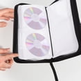 thumbnail image 4 of Non-woven DVD Case Portable Zipper CD Storage Case Holder Disc Bag (80 Capacity), 4 of 8