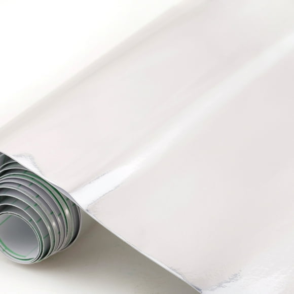 12″ * 60″ Chrome Mirror Silver Vinyl Wrap Sticker Decal Film Sheet Self-adhesive Air Bubble Free