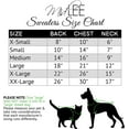 thumbnail image 4 of Midlee Argyle Dog Sweater (X-Small, Red), 4 of 4