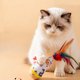 thumbnail image 4 of Gato interactivo de madera con balanceo para gatos de interior, se endereza solo, con sombrero y, 4 of 4