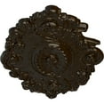 thumbnail image 3 of 30 1/2"W x 20"H x 1 1/2"P Strasbourg Ceiling Medallion, Hand-Painted Bronze, 3 of 4