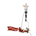 thumbnail image 2 of Kurt S. Adler AD3001 19.7 in. LED Star Tree Topper with Rotating Santa, Multi Color, 2 of 4