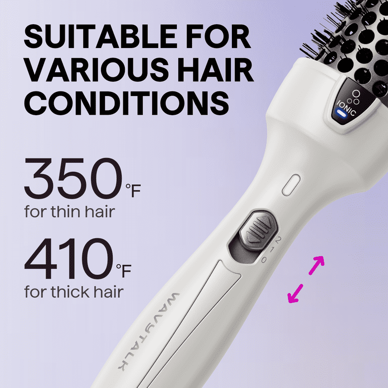 Wavytalk Thermal Round Brush, 1.5 Inch Ceramic Barrel photo 5
