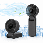 ATUPEN Portable Fan, Handheld Fan for Outdoor Office Desktop Travel & Women Men Gifts (Black)