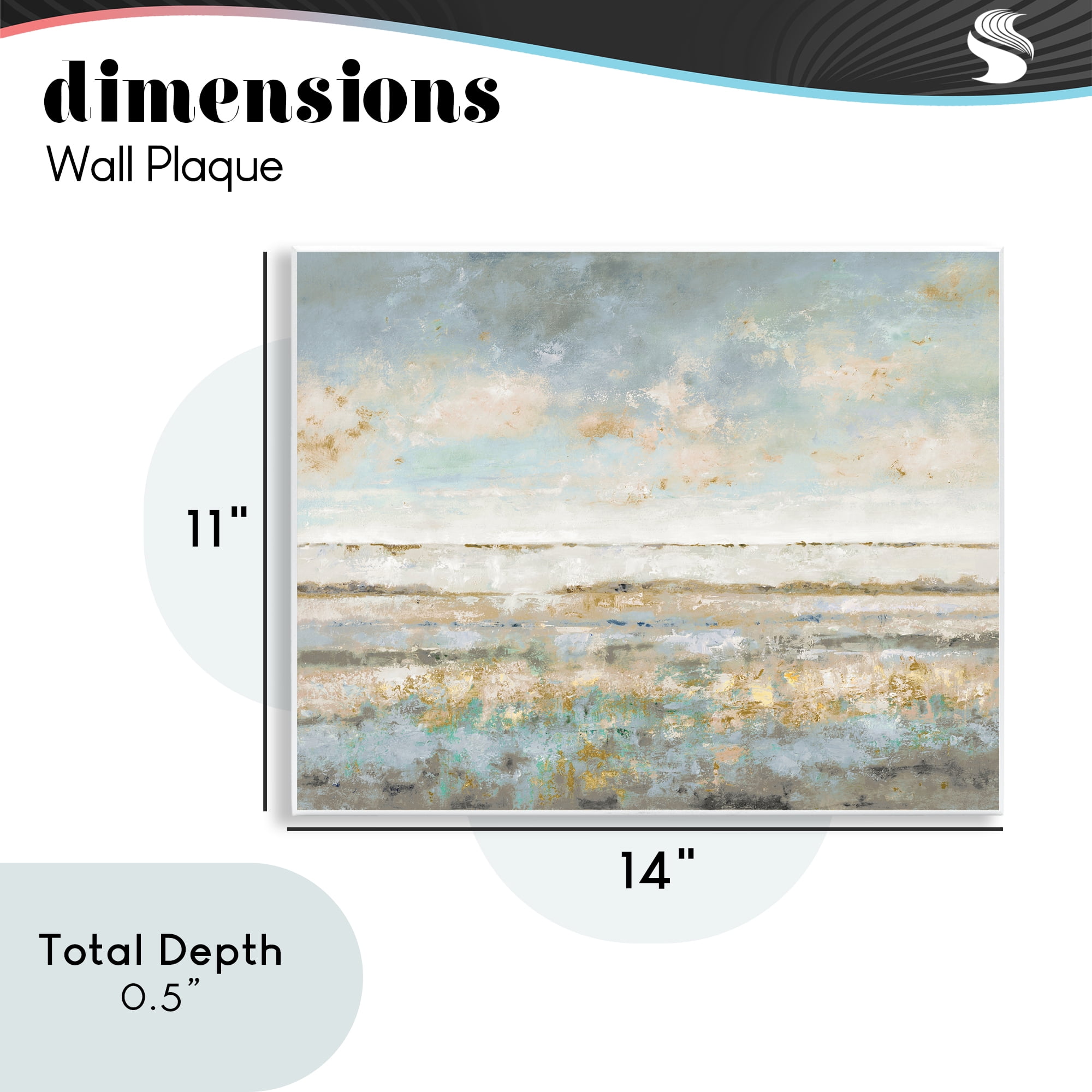 Stupell Industries Contemplative Mood Abstract Wall Plaque Art, design by Lorenzo Collective