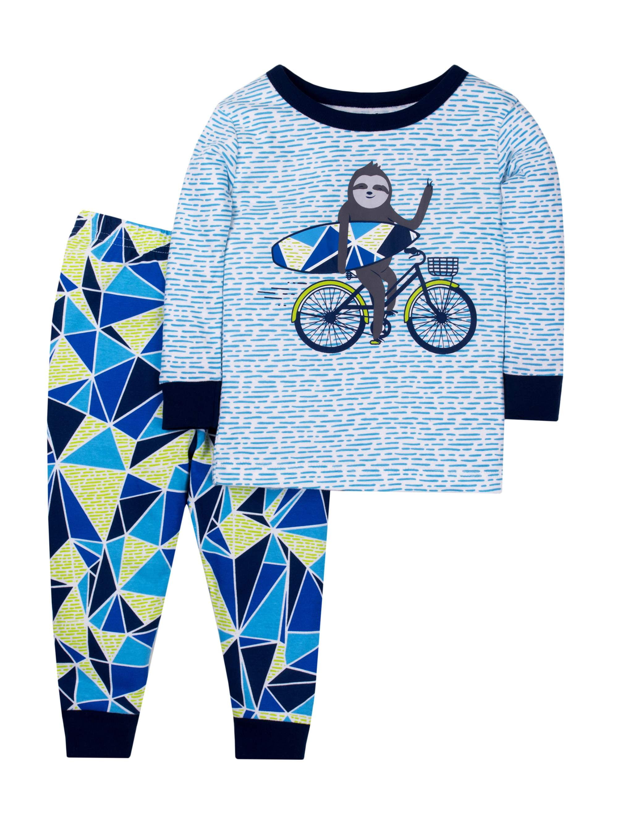 Baby Toddler Boy Snug Fit Pajamas, 2pc Set