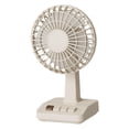 thumbnail image 4 of Ventilador de escritorio USB, creativo, ligero, para refrigeración de verano, ajustable, ideal para acampar. Color albaricoque, 4 of 9