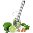 thumbnail image 4 of Juego de coctelera, juego de vajilla profesional de acero inoxidable de 6 piezas para cócteles, incluye coctelera de 750 ml, mortero, cuchara mezcladora, medidor doble S, 4 of 5