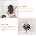 thumbnail image 5 of WHAMVOX  2 Pcs Suction Cup Hook Wall Hooks for Hanging Coat Hanger Silver, 5 of 8