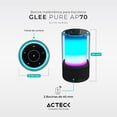 thumbnail image 4 of Bocina Portatil Acteck GLEE PURE AP70 Inalambrica Luz LED TWS Negro AC-936385, 4 of 6