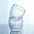 thumbnail image 5 of Dewadbow 150/250/350/450ML Glass Double Wall Coffee Cups Insulate Office Tea, 5 of 6