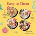 thumbnail image 2 of Lilly's Love 5lb Weighted Stuffed Animal for Anxiety Relief, Lion, Sensory Plush for Kids & Adults, 2 of 7