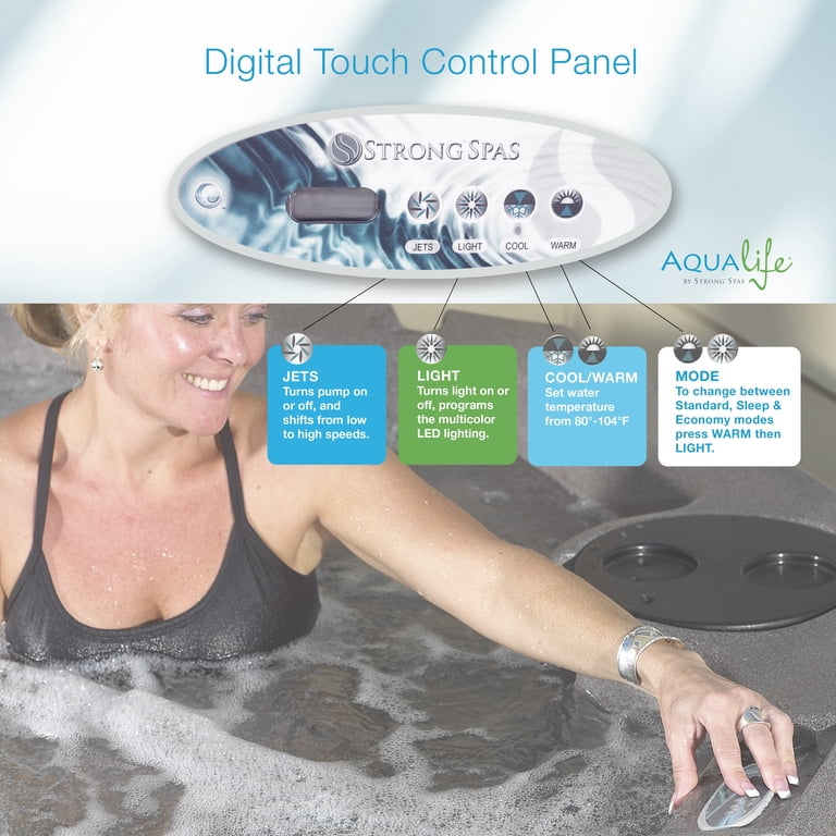 Aqualife by Strong Spas Current 4 Person Plug & Play Rectangular