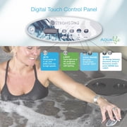 Aqualife by Strong Spas Current 4 Person Plug & Play Hot Tub, 14 Jets, Cobblestone