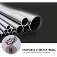 thumbnail image 3 of 4Pcs Stainless Steel Adjustable Pipe Support Clamps, Wall Mount Pipe Support, Strong, Stable for Diameter 32-34MM, for Fixing Pipes, Tubes, Rods Etc., 3 of 5
