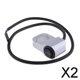 thumbnail image 1 of 2xCNC Aluminio 12V 7/8 "interruptor De Encendido/apagado Del Faro Del Manillar De La Motocicleta Plateado 2 piezas, 1 of 7
