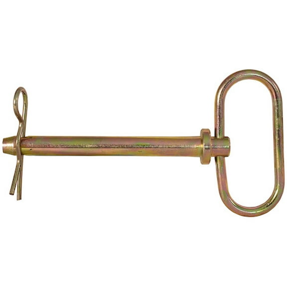 Yellow Zinc Plated Hitch Pins - 9/16 Diameter x 2-3/4 Inch Usable Length (1 EA)