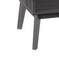 thumbnail image 2 of CorLiving Hollywood Mid-Century Dark Grey Square Indoor Side Table with Peek-a-Boo Storage Shelf, 2 of 8