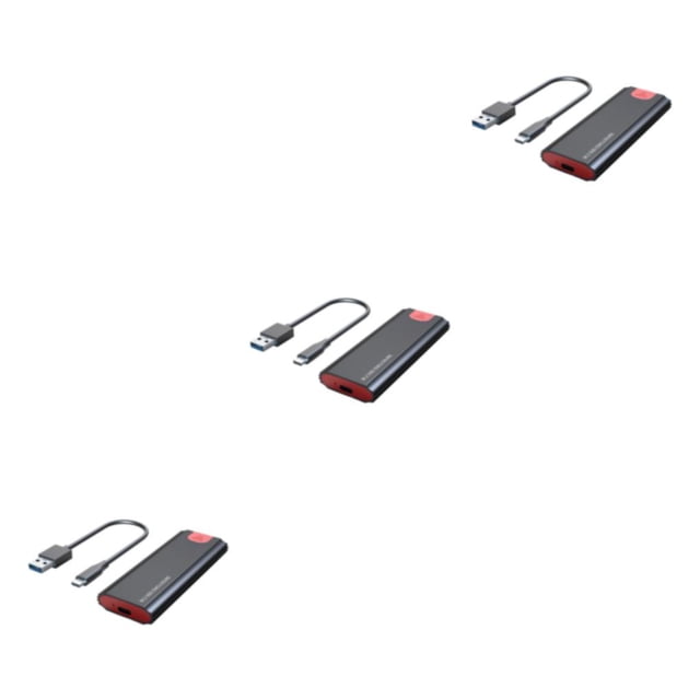 Bearachild M.2 NVMe SSD Recinto Aluminio USB3.1 HDD Box Ligero USB3.2 USB-C PCIe 3.0 Disco duro sin herramientas Protocolo dual Type1 NO1