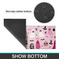 thumbnail image 6 of Halloween Pink Ghosts and Witchy Elements Kitchen Rugs Sets Of 2,Anti Fatigue Kitchen Mat Rugs Non Slip Washable,Decorative Kitchen Floor Mats for Kitchen,Sink,Laundry,17"x30"+17"x47", 6 of 7