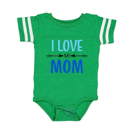 

Inktastic I Love My Mom Mothers Day Gift Baby Boy or Baby Girl Bodysuit