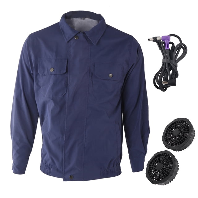 Summer Air Conditioning Jackets,Cooling Clothing With Fan Sun Protcetive Coat Men USB Charging Air Conditioning Clothing Smart Functionality